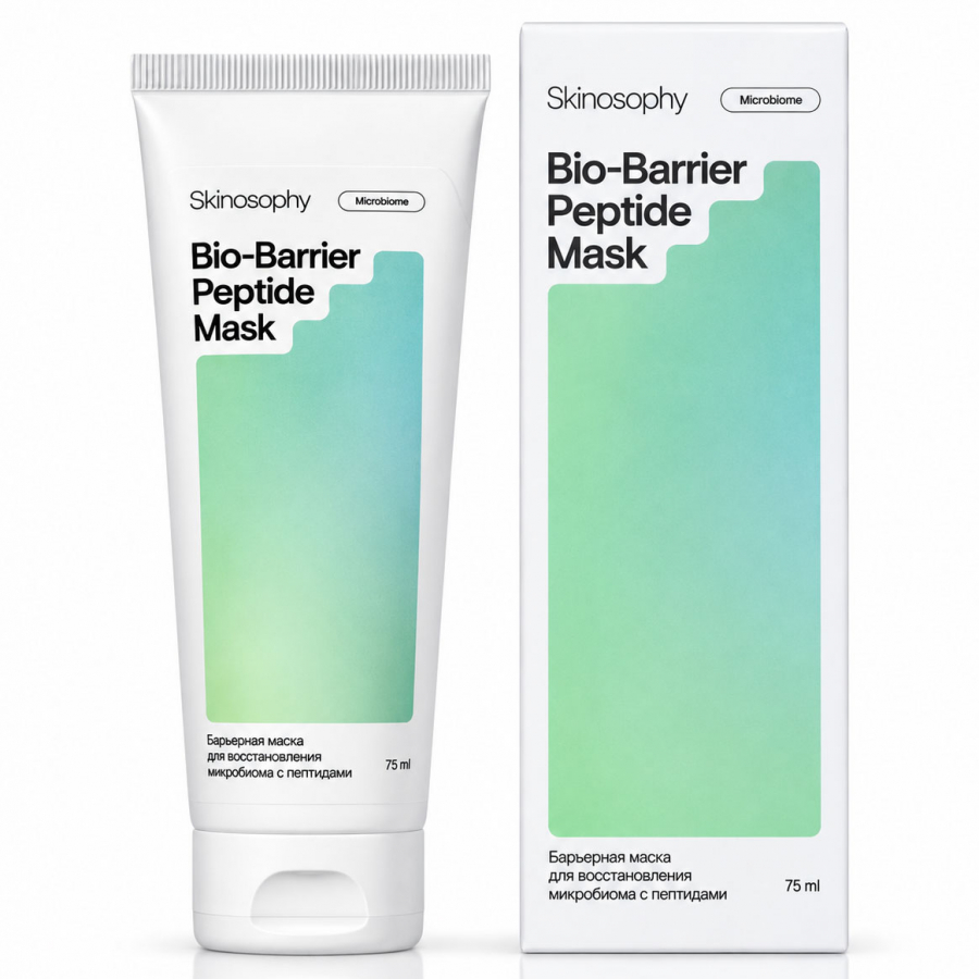 Skinosophy Барьерная маска для восстановления микробиома с пептидами, 75 мл